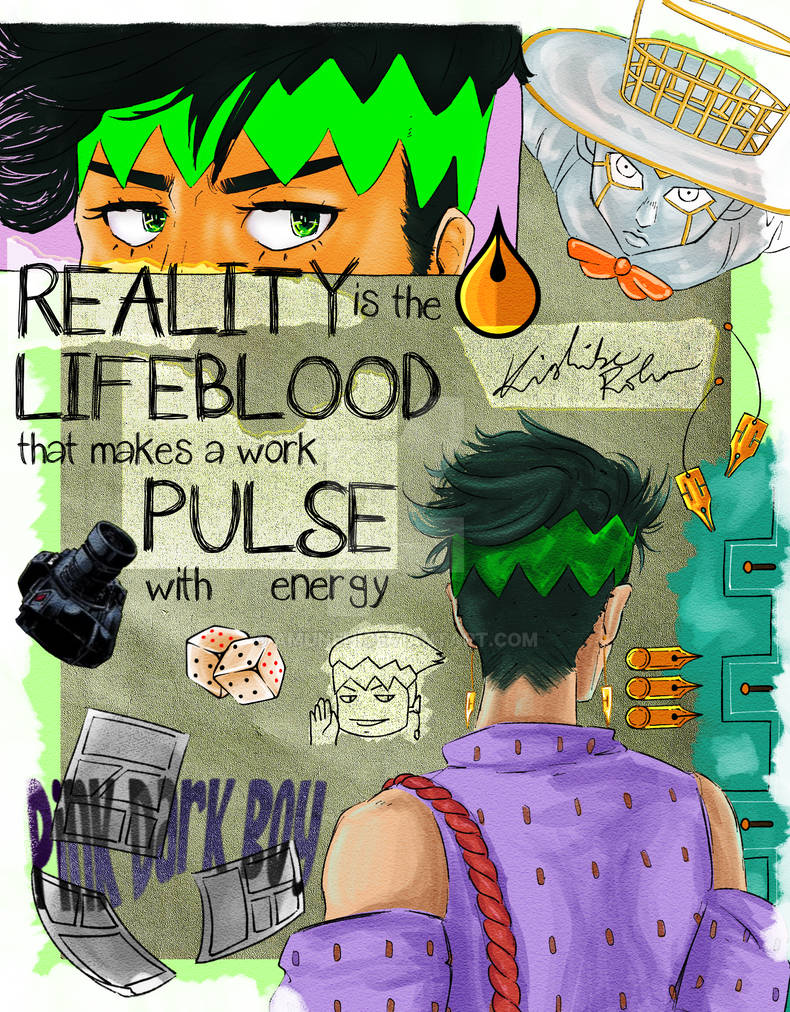 Q Rohan Kishibe Rohan Illustration by Amuneh on DeviantArt