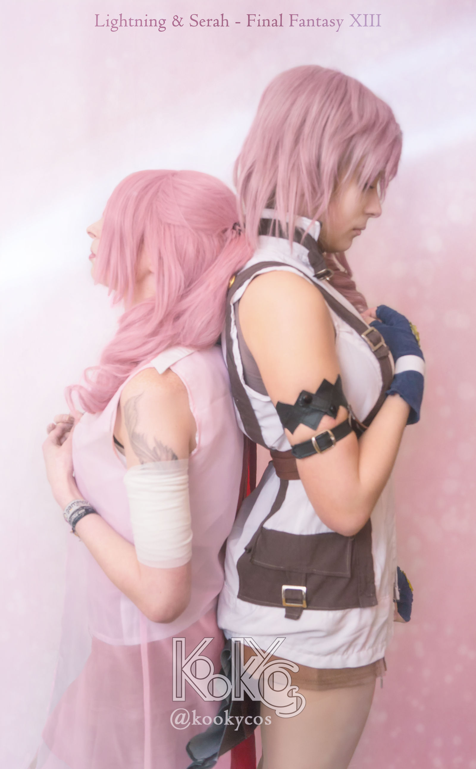 Serah and Lightning Cosplay