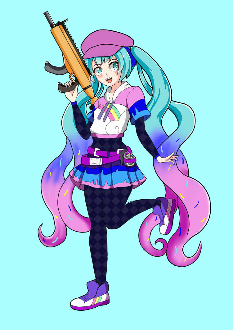 Hatsune Miku Fortnite by Kuro-Ren01 on DeviantArt