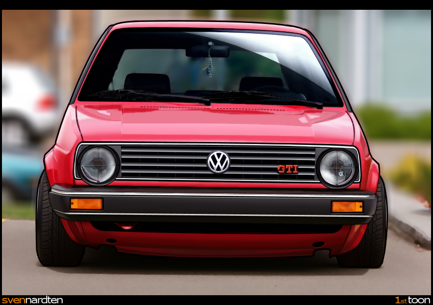 VW Golf Toon by svennardten-design on DeviantArt