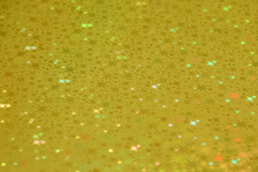 Gold Holographic Stars