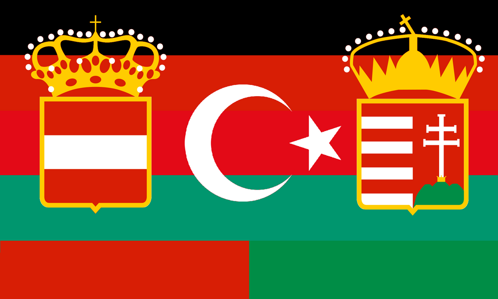 Imperio austrohúngaro bandera