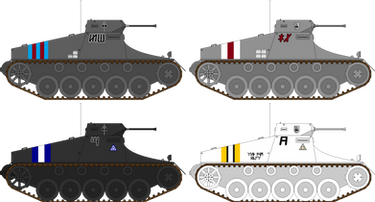 Tank with Decals