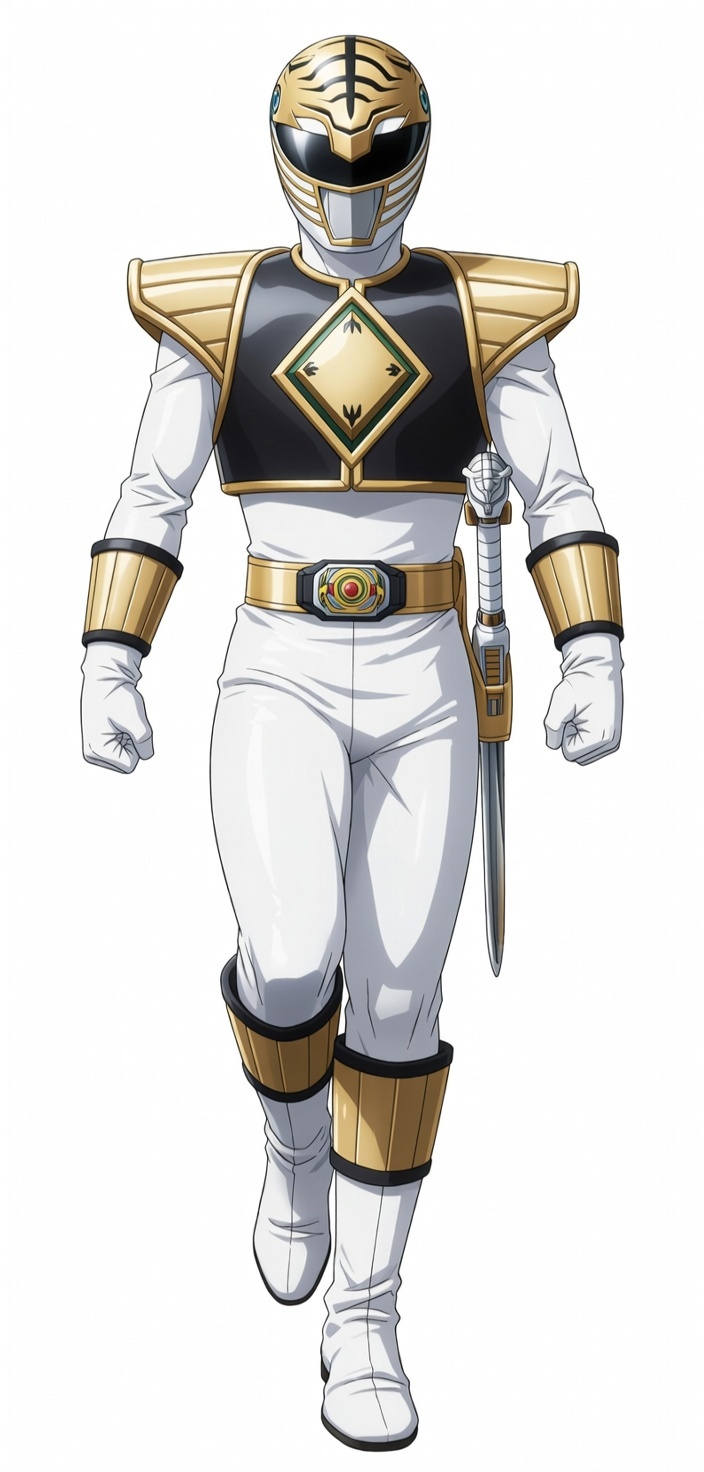 white ranger by brunovelitlaos501god on DeviantArt