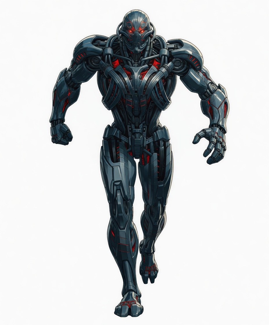 Ultron Without Mask ULTRON by brunovelitlaos501god on DeviantArt