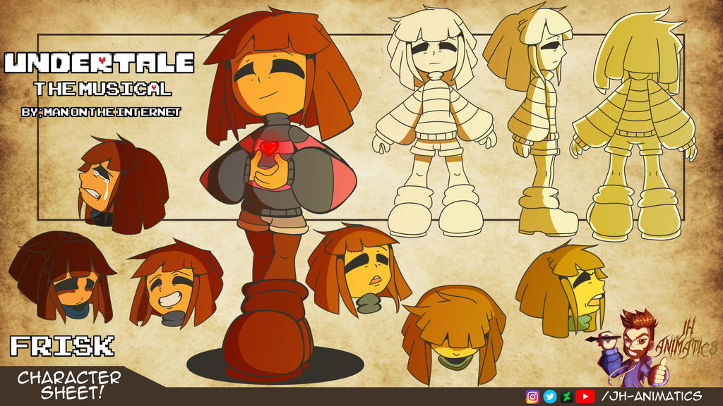 Frisk Instructions.pdf Frisk Character Sheet by JH-Animatics on DeviantArt