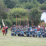 royalist infantry prepping for volley fire