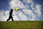 Chasing Balloons by PortraitOfaLife