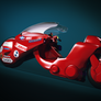 Kaneda's bike from the side