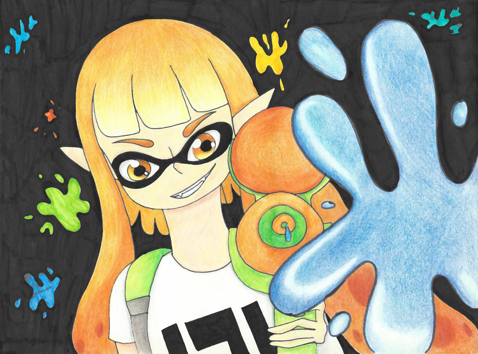 INKLING - Splatoon by OtakuElxFanArt on DeviantArt