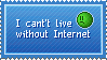 Stamp: Without Internet by moonnightsilver