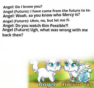 Angel meets herself. 