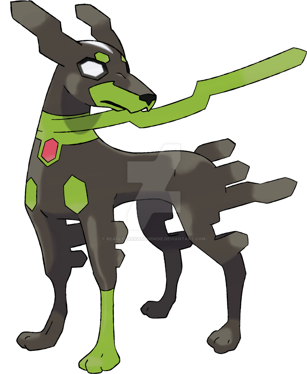 Zygarde 10 by ReallyDarkandWindie on DeviantArt