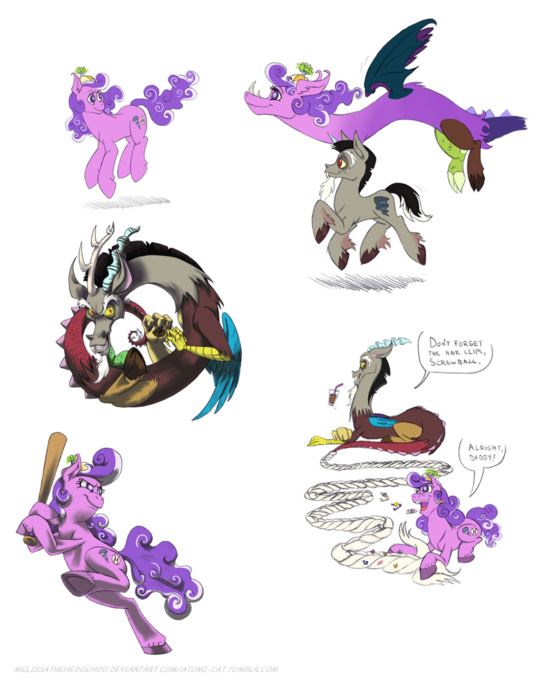 Discord And Screwball 2 by MelissaTheHedgehog on DeviantArt