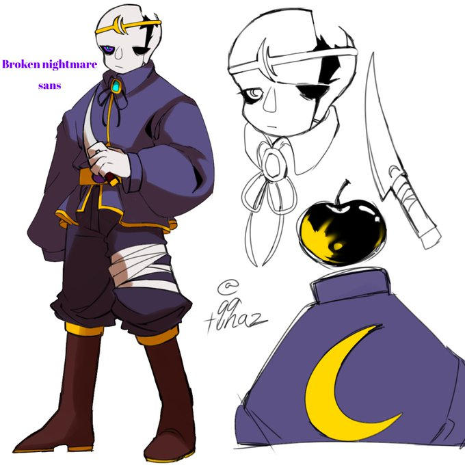 Nightmare sans! Outfit
