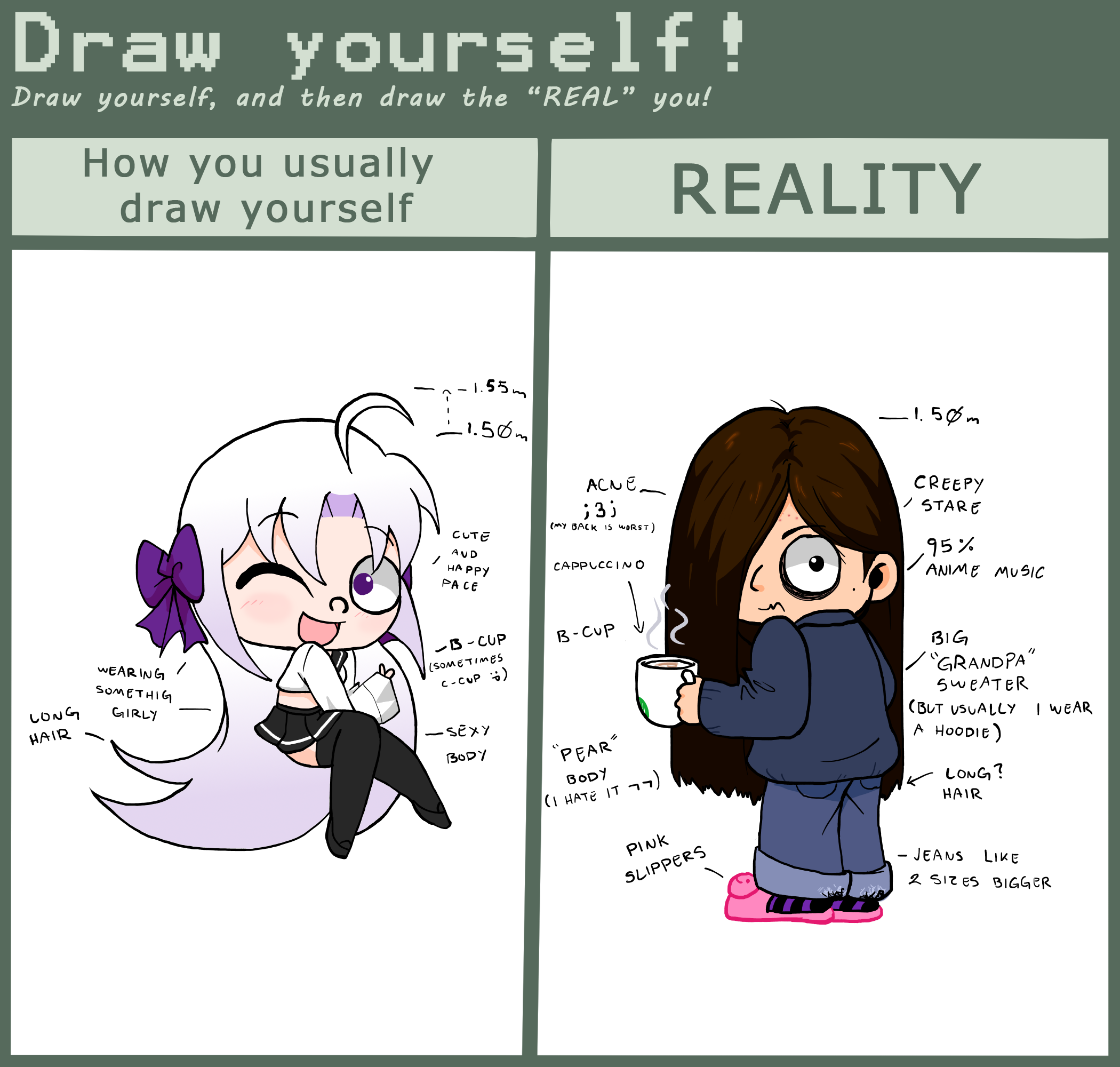 Draw Yourself Meme Yoko Version by YokoKinawa on DeviantArt Draw Yourself Meme Yoko Version by YokoKinawa on DeviantArt