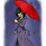 Woman with the Red Umbrella