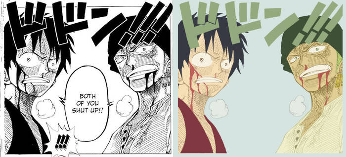 Luffy and Zoro