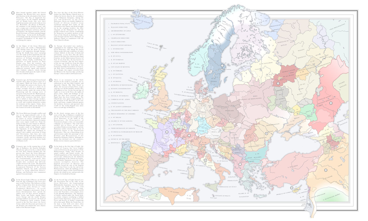 European Realm Map Europe in 2666 Realm Map by IsadoreAnnora on DeviantArt