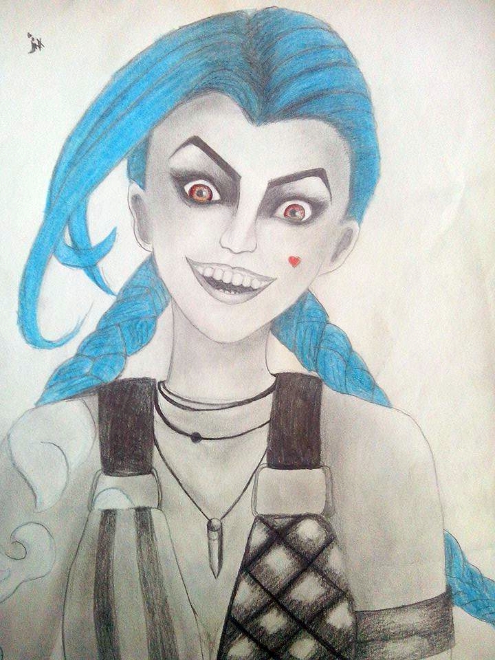 Jinx Drawing by HiIamBlutige on DeviantArt