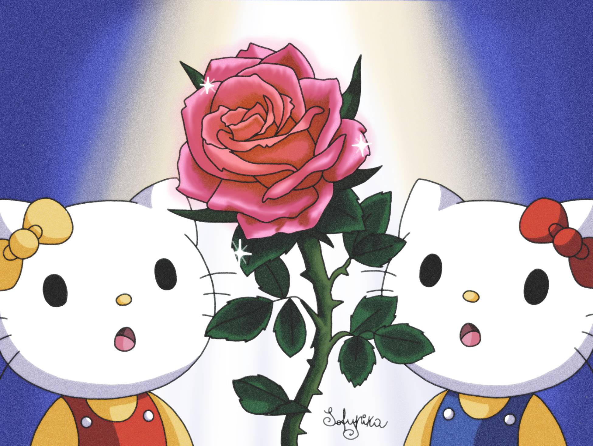Hello Kitty And Mimmy By Sofypika On DeviantArt hello-kitty-and-mimmy-by-sofypika-on-deviantart