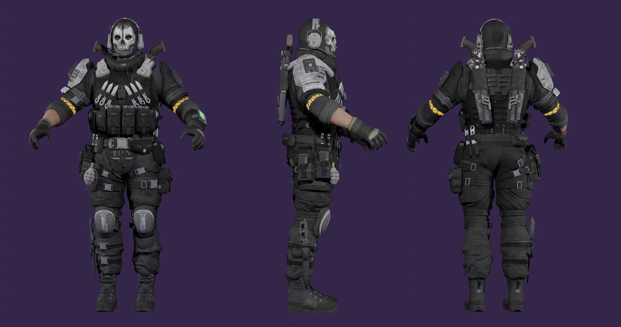 Ghost Retribution COD Mobile Upscaled 4K by 3DMAssets on DeviantArt