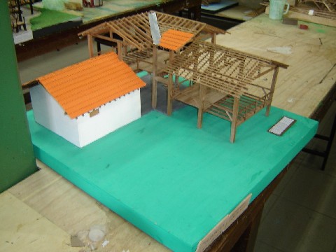 Wood House model 2