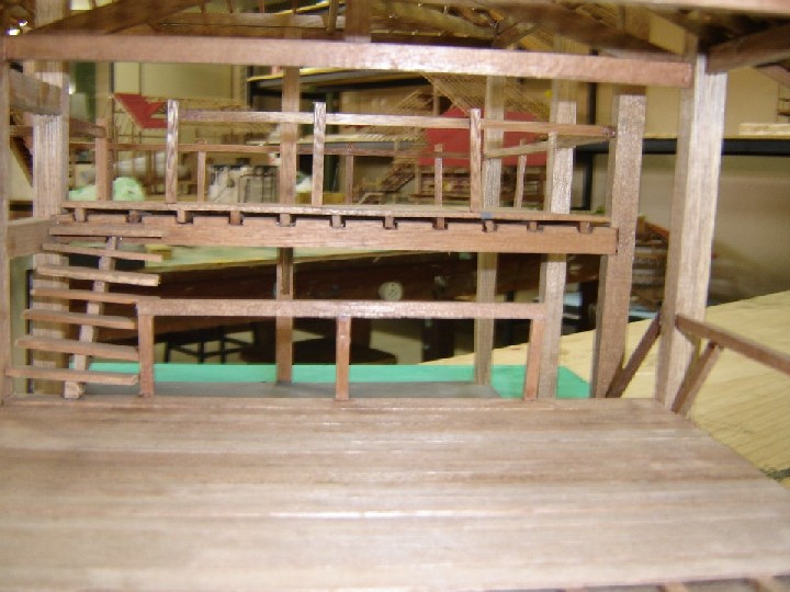 Wood House model 4 close up