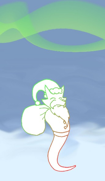 Becsprite prototype with Santa