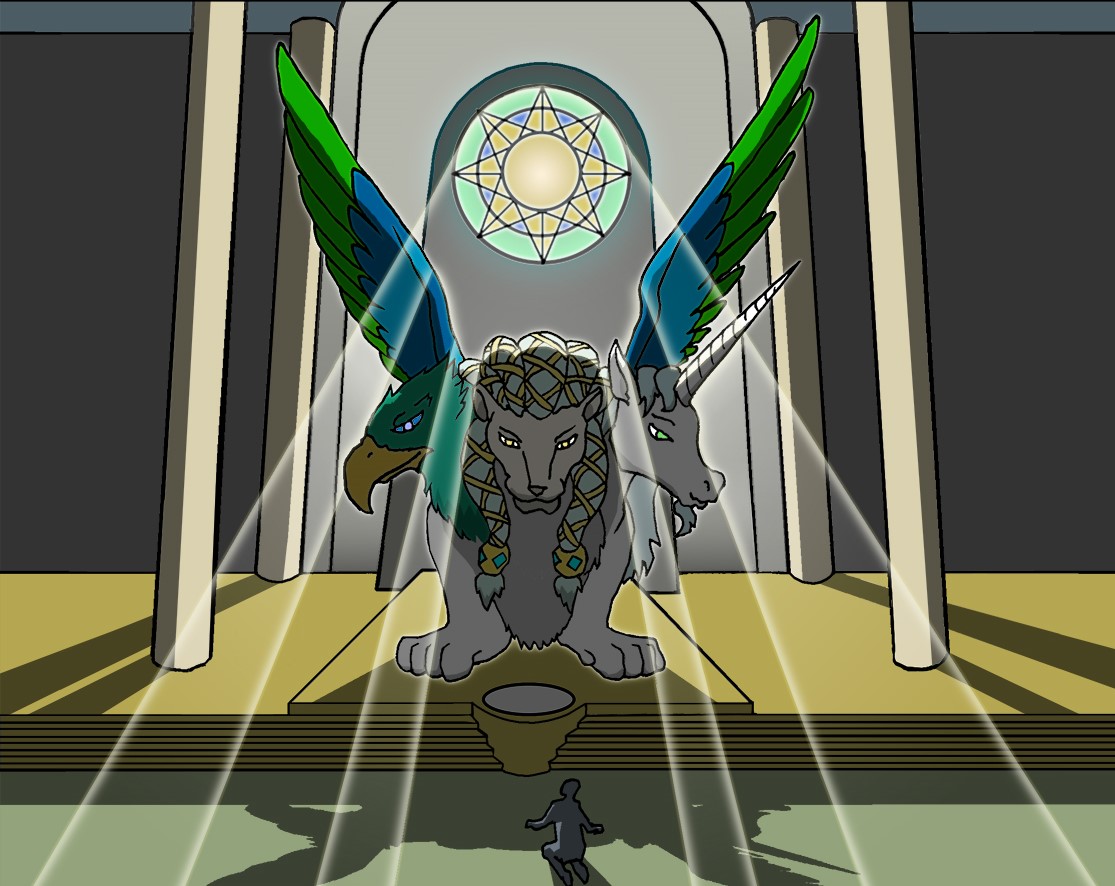 Blessed Chimera at the Temple