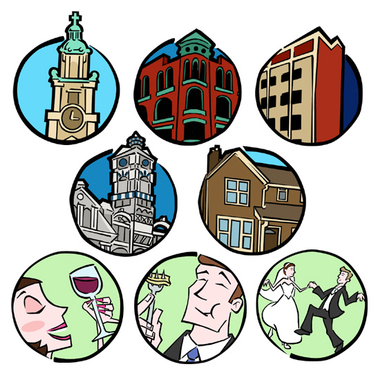 Wedding Icons by JayToTheWorld
