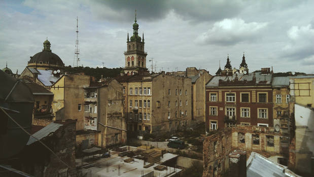 Lviv rooftop