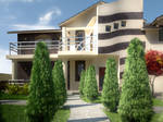 Villa entrance by Flavius-C