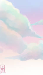 Pastel Sky Doodle