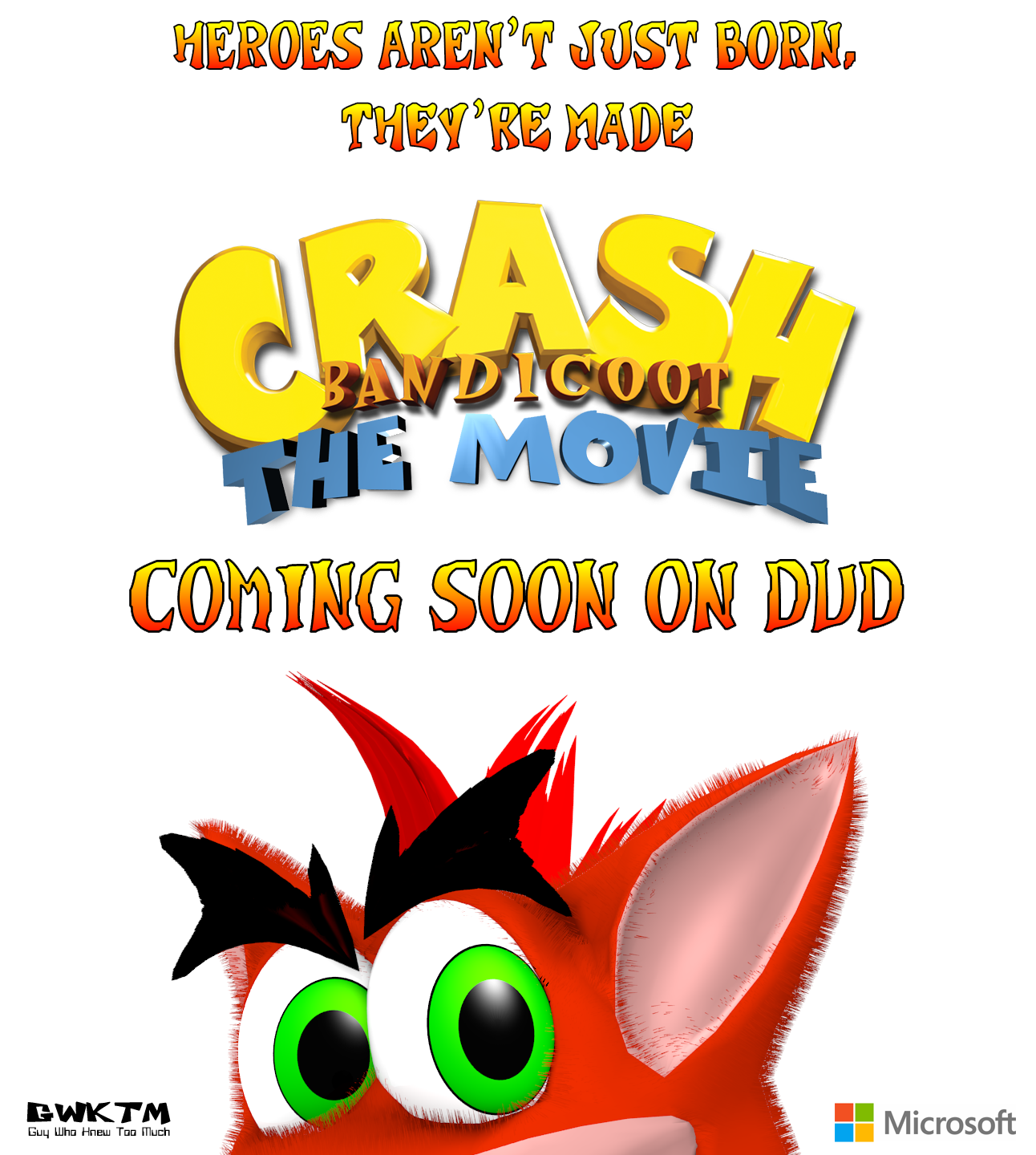 I Made A Teaser Poster For Crash Bandicoot The Movie 🥭🍿🎥 : r