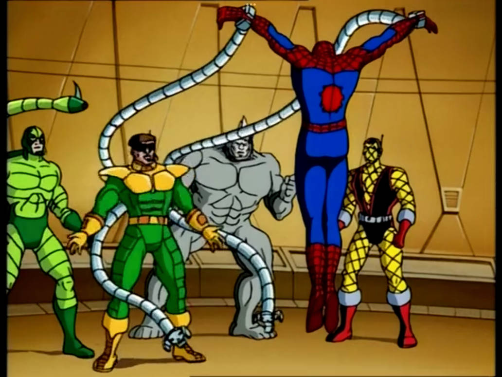 Человек паук 1994 подряд. Человек паук 1994 шесть забытых воинов. Spider man 1994 шестерка.