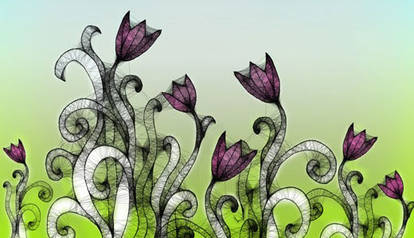 GIMP Spring Flowers Brush