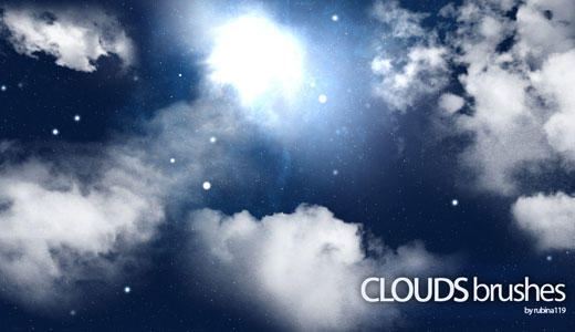 GIMP Clouds Brushes