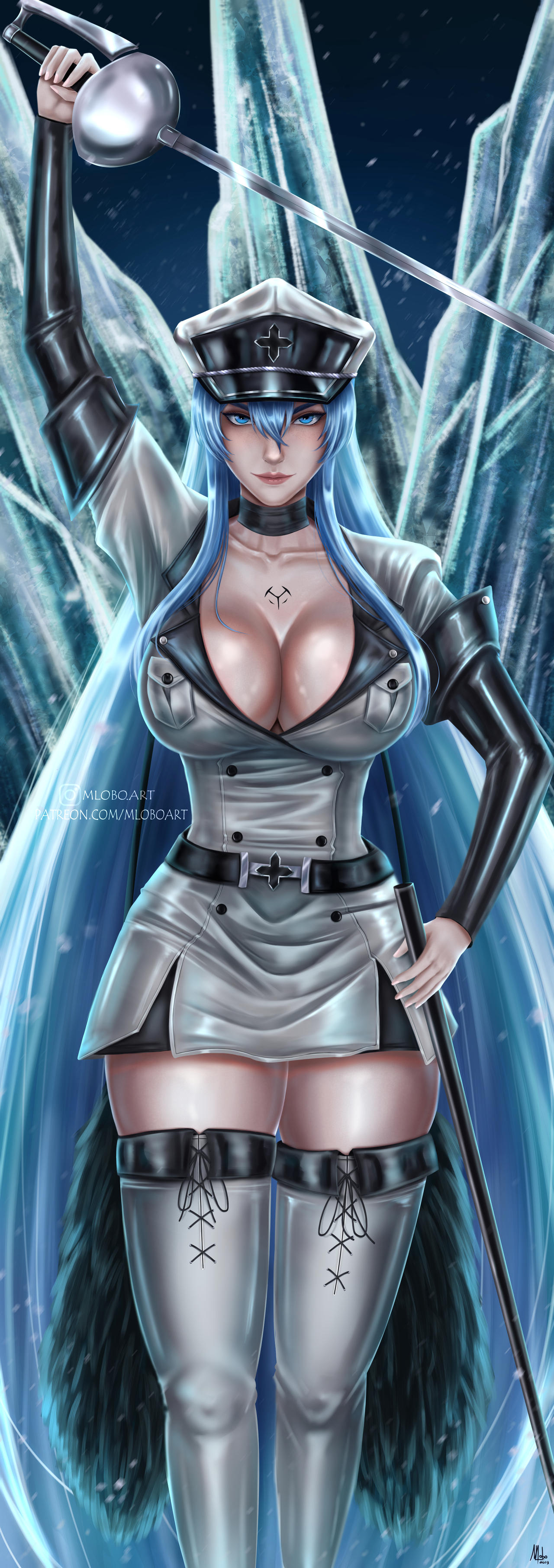 Esdeath Fan Art By MLoboArt8 On DeviantArt esdeath-fan-art-by-mloboart8-on-deviantart