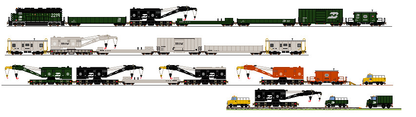 MOW Breakdown Trains