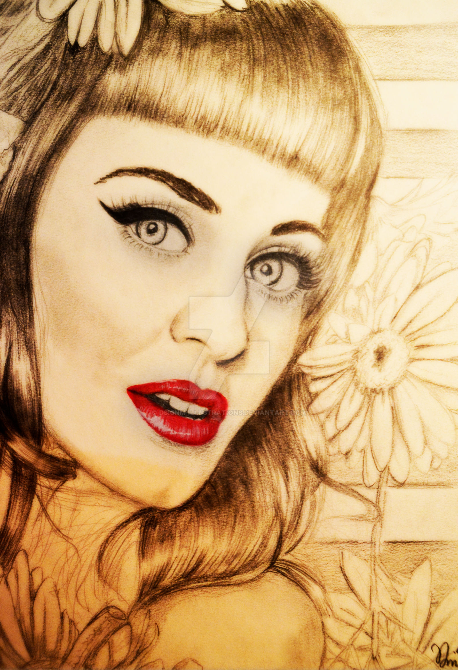 Katy Perry Portrait sketch A3 by DsignMIllustrations on DeviantArt