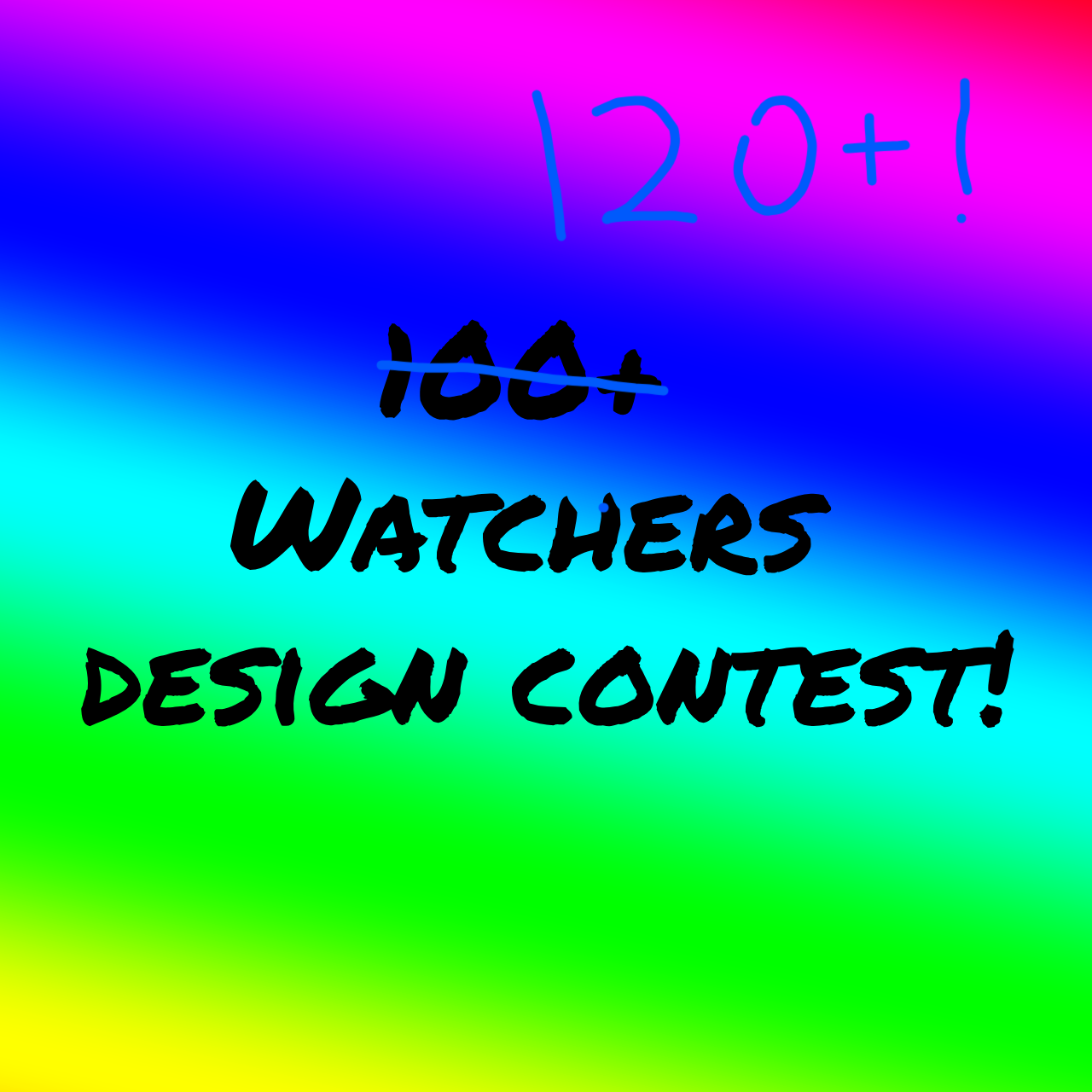 100+ watcher design contest!!