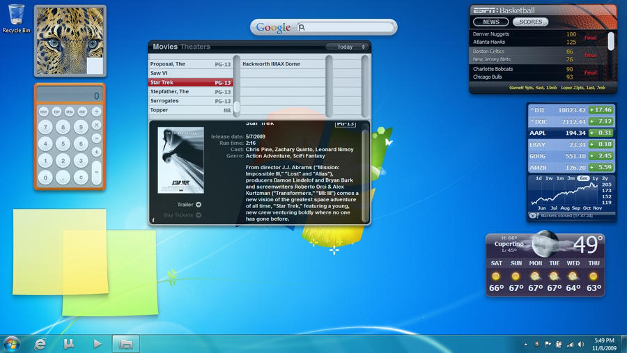 Dashboard Widgets on Windows 7 by kludgeteer on DeviantArt