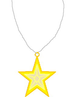 Yellow Jewel Star Necklace