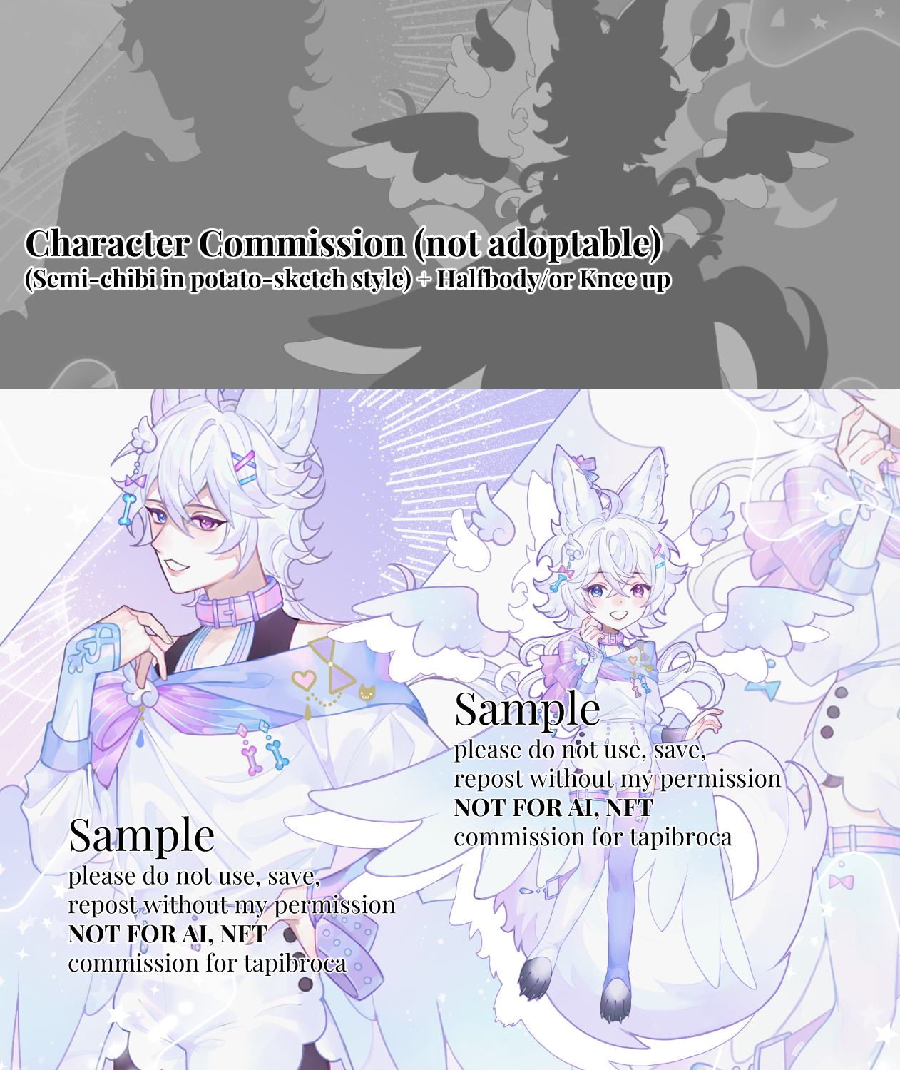 Character+ Halfbody Commission #3 (Auction)(close) by zakilin on DeviantArt