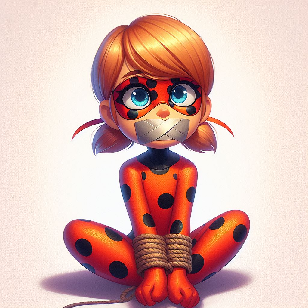 Ladybug bound and gagged by DrawNaughty-IA on DeviantArt