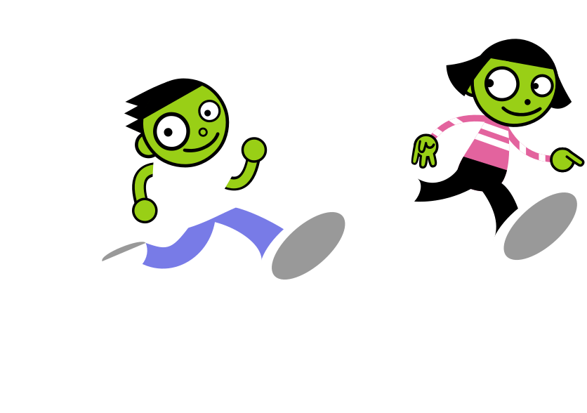 PBS Kids Digital Art - Dash and Dot Running 1 by ArkAceOfficialRedux on ...