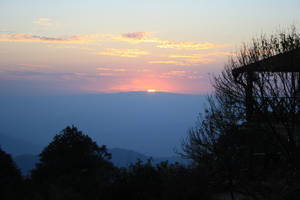 Sunset in the Mountains