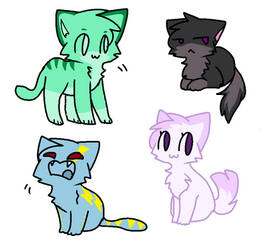 Kitten Adoptables (3/4 open) (10 points each)