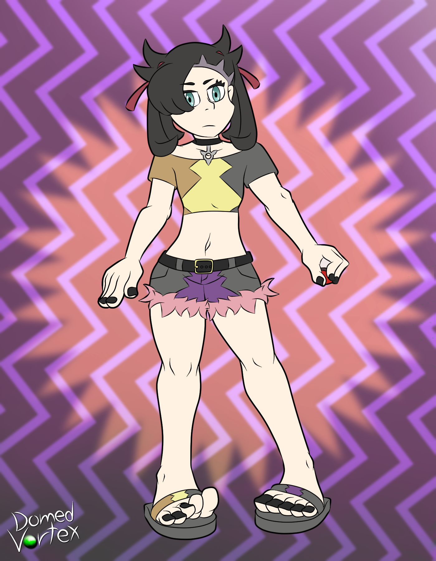 Pokegirl Zinnia (Noivern Outfit) by DomedVortex on DeviantArt